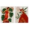 Stupell Industries Tropical Fashionistas in Red 2pc Canvas Wall Art Set Design by Janet Tava